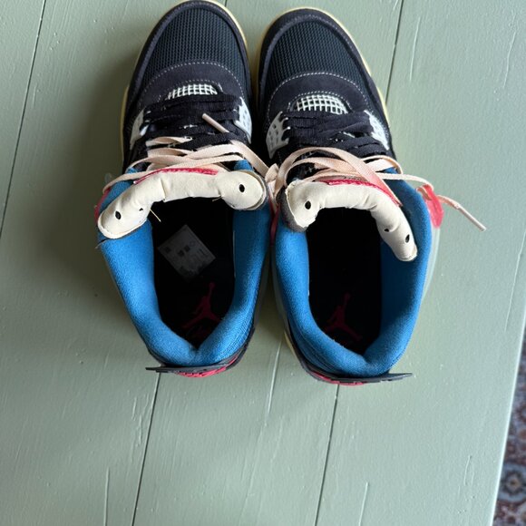 Nike Air Jordan4 Retro x Union LA Mid Off Noir Air Jordan Ⅳ AJ4 - Picture 2 of 4